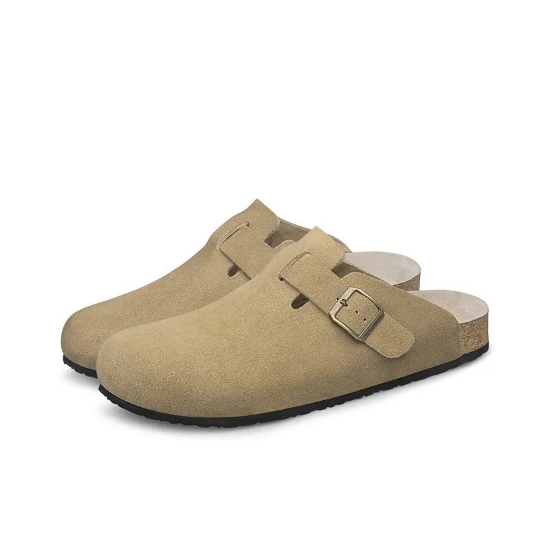 VAEL Rubber Sole Quiet Abrasion Resistant Closed Toe Slippers Unisex-7