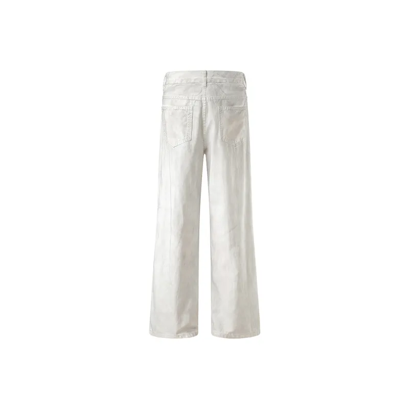 Kung Fu Panda Jeans Unisex Dirty White-1