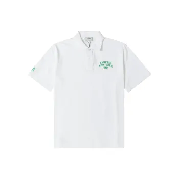 MLB New York Yankees Polo Shirts Men White