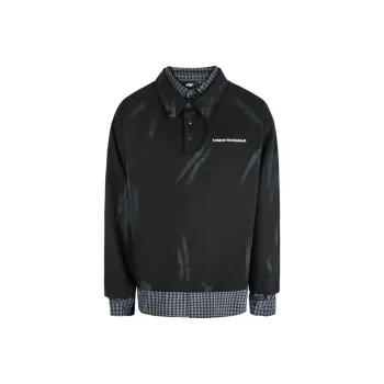 Antidote Worldwide Polo Shirt Unisex Faded Black