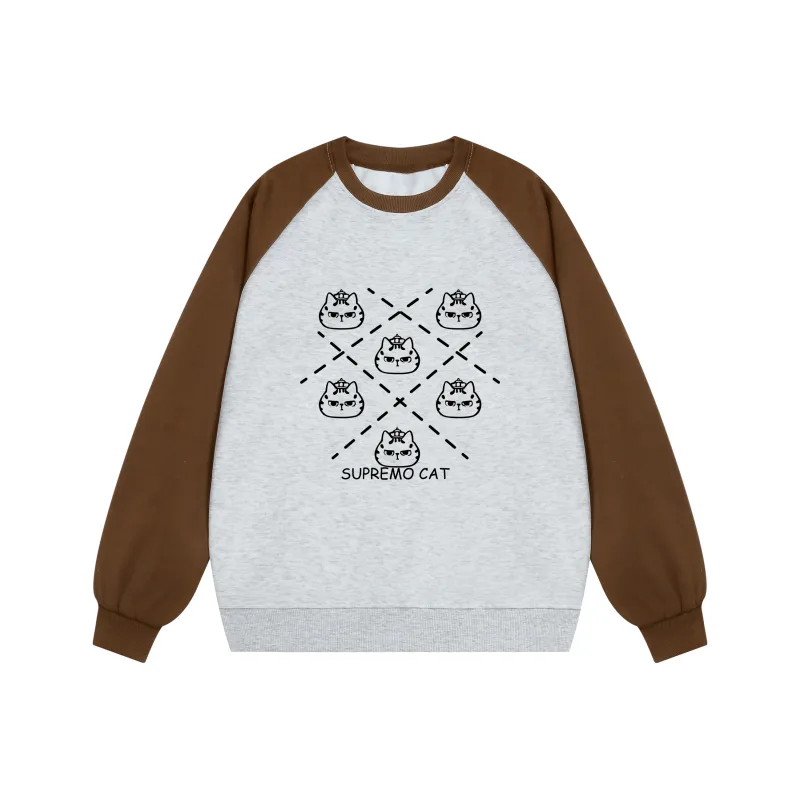 Supremo Cat Sweatshirts Unisex-4