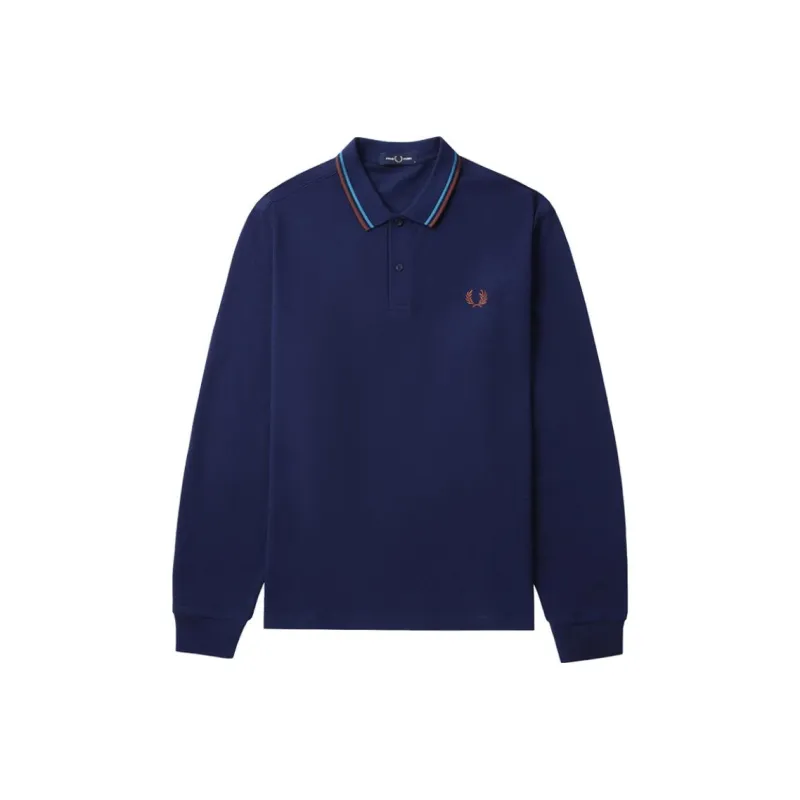 FRED PERRY FW24 Polo Shirt Men Marine Blue-0