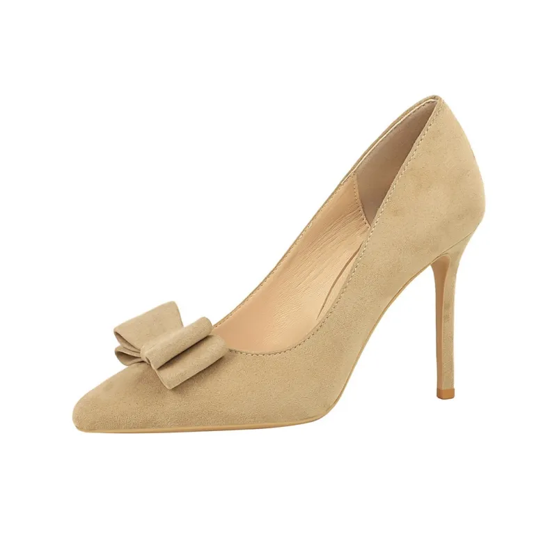 YAFEI XUANYU Slim Heel High Heels 10CM Women's-4