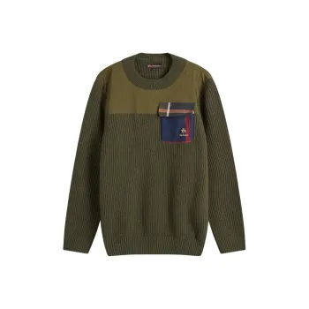 BARBOUR x BARACUTA Sweater Men's Olive