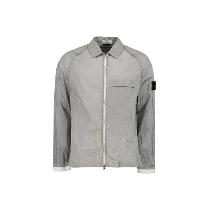 STONE ISLAND SS23 Jacket Men's Ice Gray-0