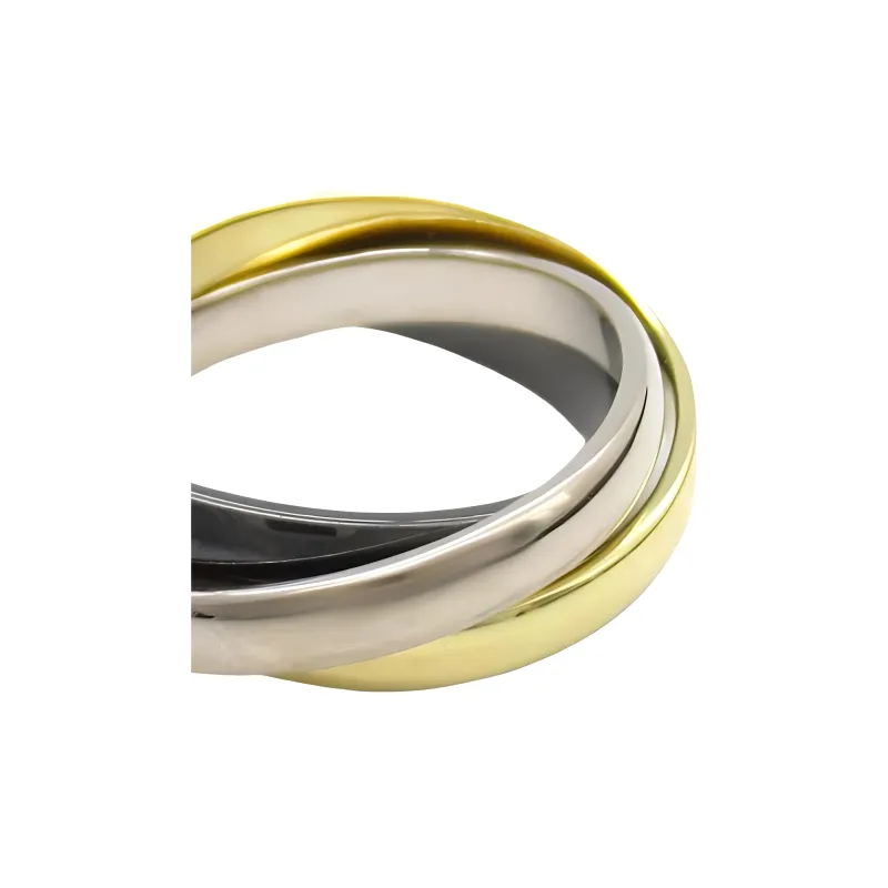 Cartier 2010s 18K Gold Trinity Ring-2
