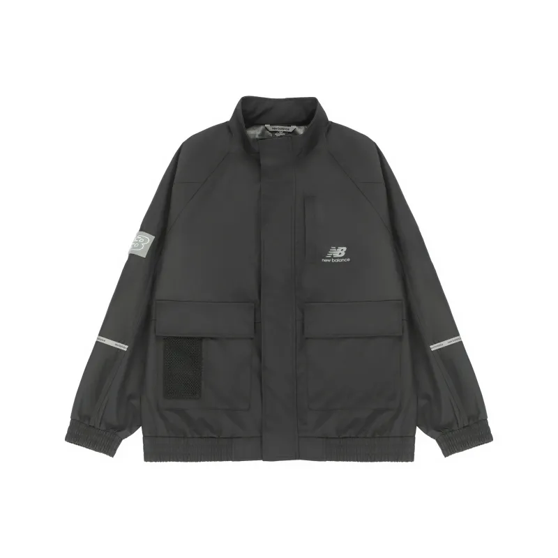 New Balance Jackets Men Black-0