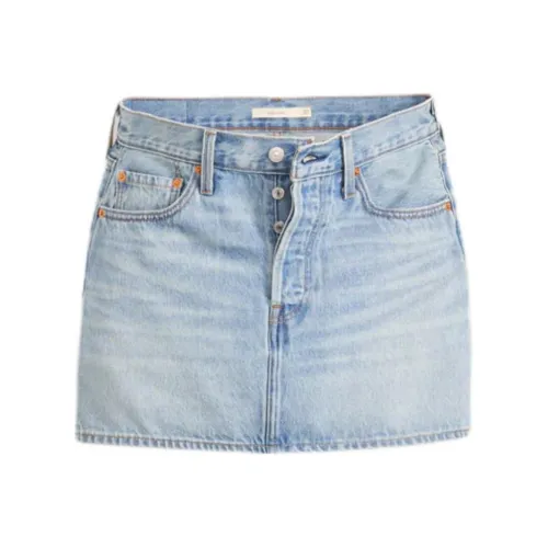 Levi's Denim Short Skirts Women's Blue