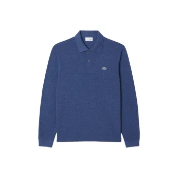 LACOSTE Polo Shirt Men's Blue Purple