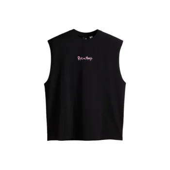 H&M Tank Tops Men's Black/ Rick And Morty