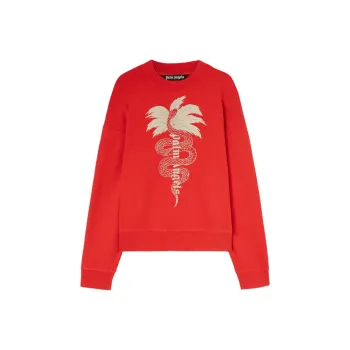 PALM ANGELS Chinese New Year Crewneck Sweatshirt