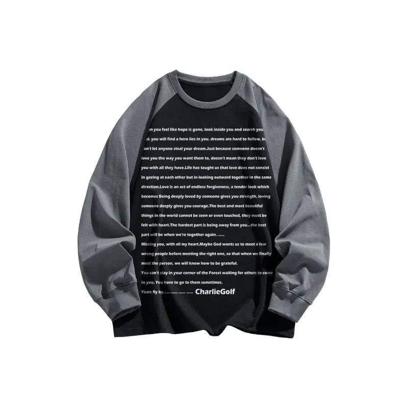 CHARLIE GOLF Sweatshirt Unisex Light Heather Gray-2