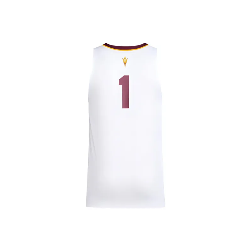 Adidas Free Shipping With AdiClub Arizona State Sun Devils Swingman Jersey-1