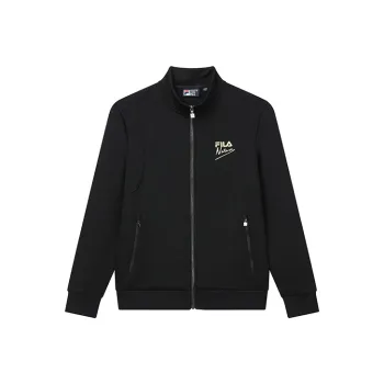 FILA Coach Jacket Spring Fall Men's Jet Black