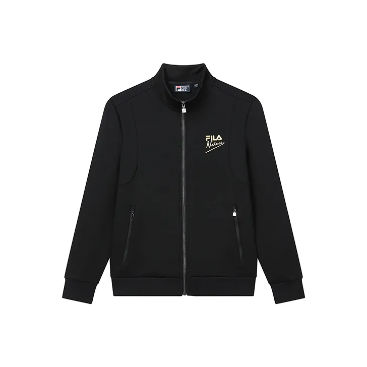 FILA Coach Jacket Spring Fall Men's Jet Black-0