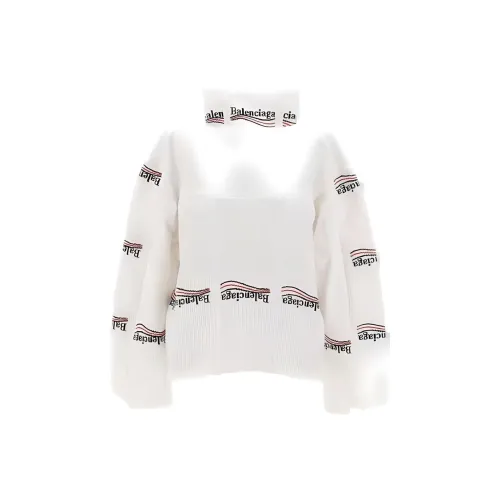Balenciaga Knitwear Regular Men's White