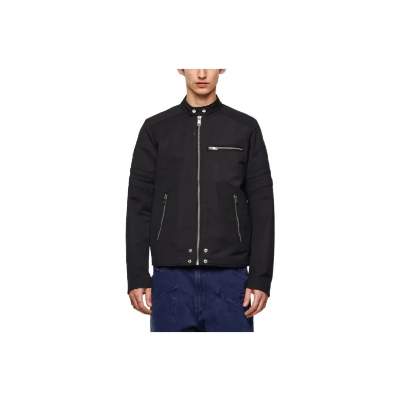 DIESEL Jackets Men Black-0