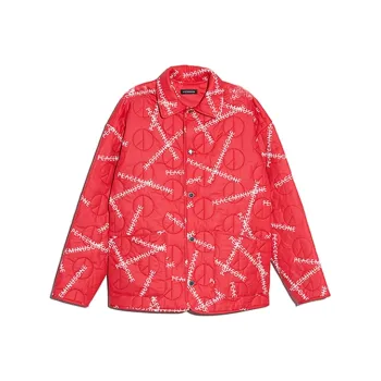 Peaceminusone Jackets Unisex Red