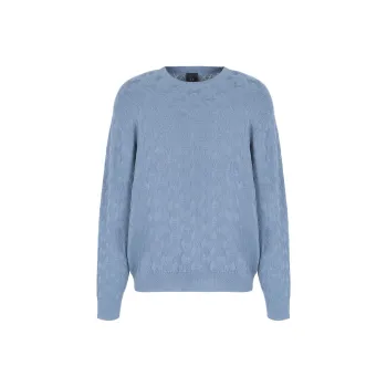 ARMANI EXCHANGEAE SS24 Knitwear Men's Haze Blue