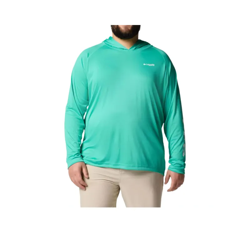 Columbia PFG Terminal Tackle Sweatshirt Men's Enamel Green-0