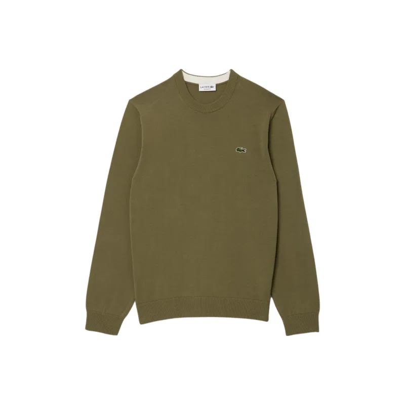LACOSTE Logo patch Cotton Jumper-0