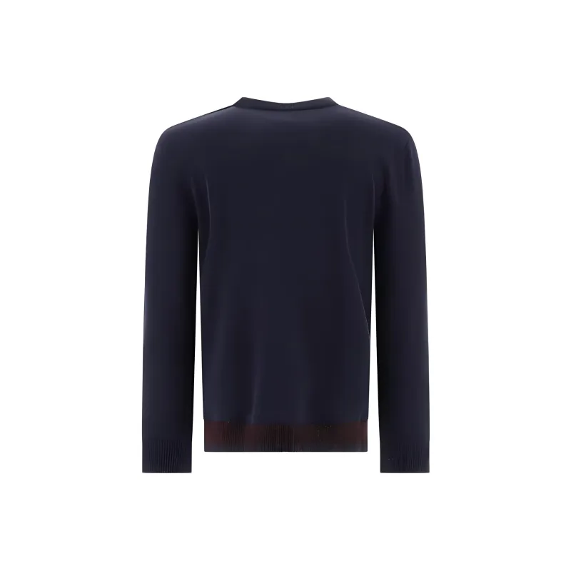 Valentino Logo Plaque Crewneck Jumper-1