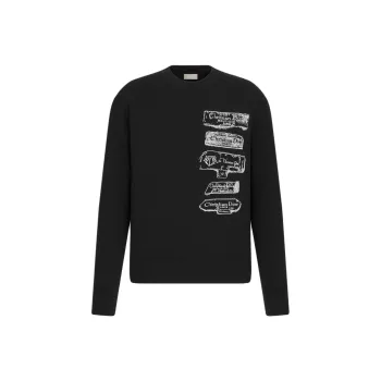 DIOR Logo Printed Crewneck Sweatshirt