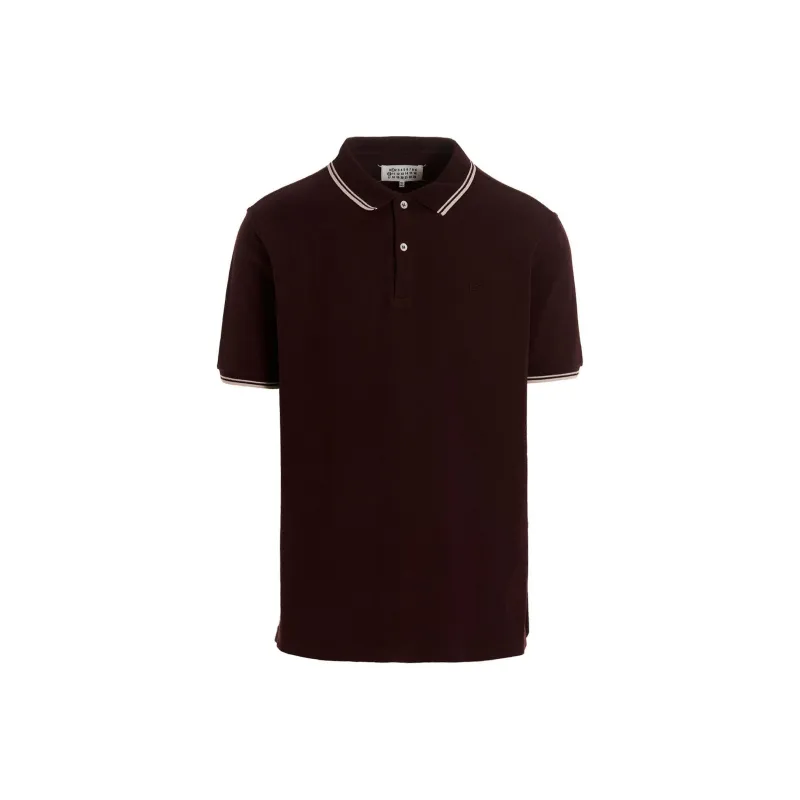 Maison Margiela Polo Shirt Men's Brick Red-0