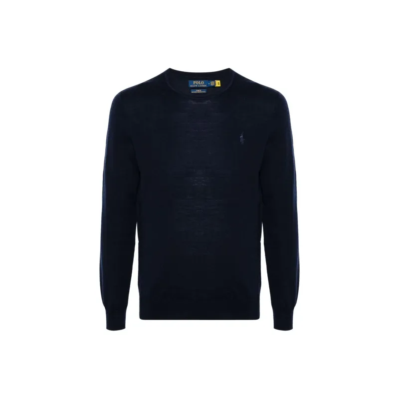 Polo Ralph Lauren Logo Embroidered Crewneck Jumper-0