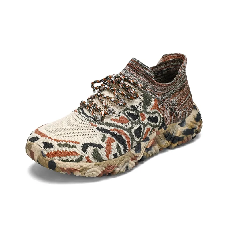 AMICNIEGD Breathable And Wear resistant Low Top Chunky Sneakers Unisex-1