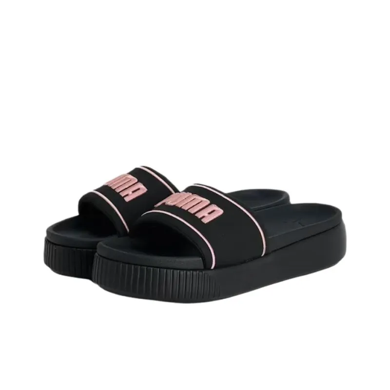 PUMA Platform Slide EVA Slip Resistant Abrasion Resistant Slide Slippers Women's Black-2