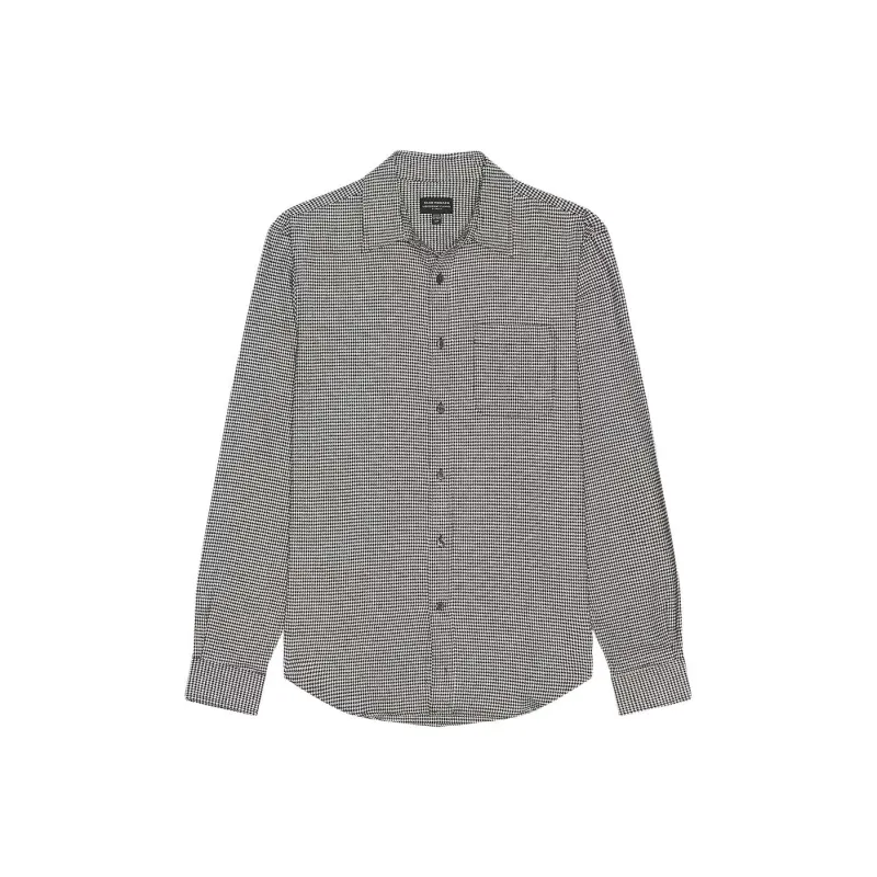 CLUB MONACO Shirts Men Black-0