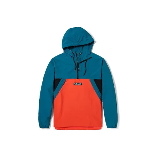 Timberland Jackets Men Blue Orange Multicolor
