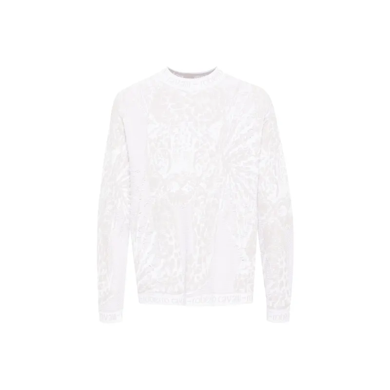 Roberto Cavalli Tiger-motif Jacquard Jumper-0