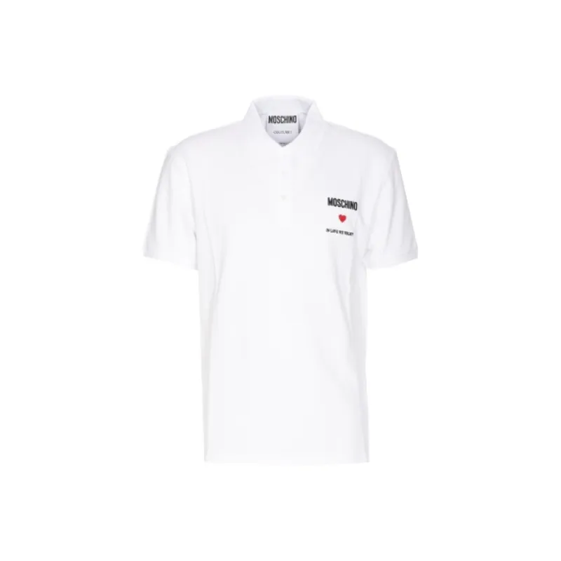 MOSCHINO Goose Embroidered Polo Shirt-0