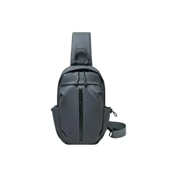 15 MINS Synthetic Leather Sling Bag, Crossbody Bag Large Size Unisex Multicolor