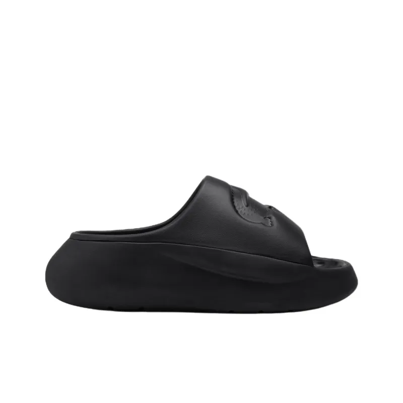 LACOSTE Slip Resistant Abrasion Resistant Slide Slippers Men's Black-1