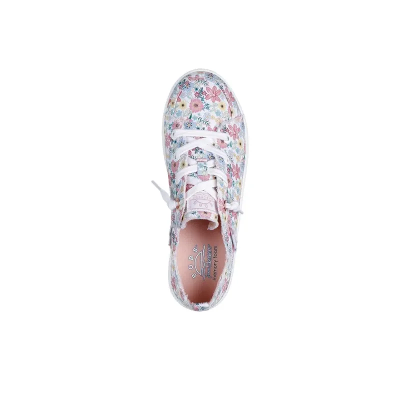 Skechers BOBS B Cute 2.0 Abrasion Resistant Low Top Canvas Shoes Women's White-3