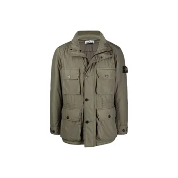 STONE ISLAND Jackets Men Lime Gray