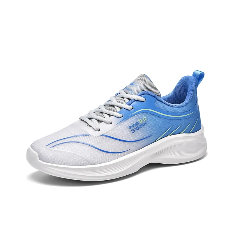 Binary Cushioning Rebound Lightweight Breathable Slip Resistant Low Top Running Shoes Men's-12