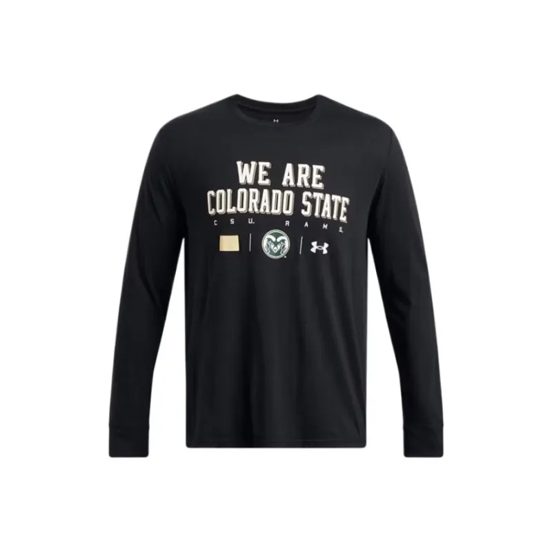 Under Armour Performance CottonCollegiate T Shirt Men's Black-0
