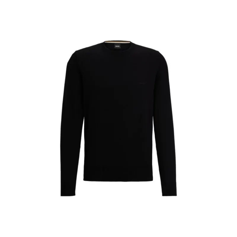HUGO BOSS Crew neck Cotton Jumper-0
