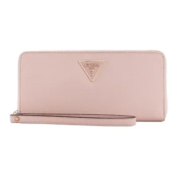 GUESS Synthetic Leather Wallet Large Size Women's Light Pink