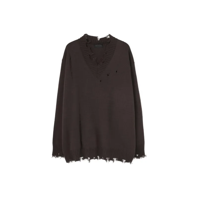 Yohji Yamamoto Sweater Unisex Khaki-0