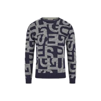 GUESS Sweater Men's Marine Blue