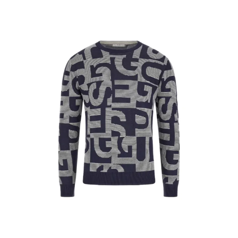 GUESS Sweater Men's Marine Blue-0