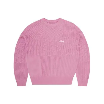 Corteiz Paneled Multi Knit Sweater