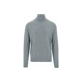 EMPORIO ARMANI FW24 Sweater Men's Light Gray