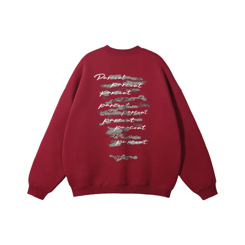 Pancoat Sweatshirt Unisex Burgundy-0