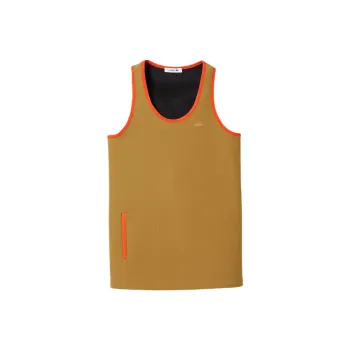 LACOSTE Tank Tops Unisex Beige